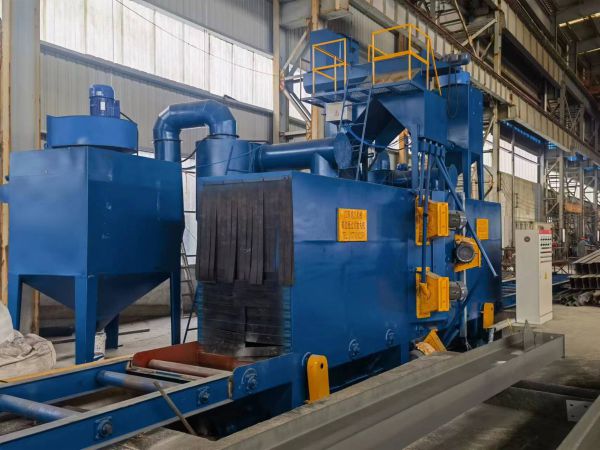 江苏南通-钢结构抛丸机现场