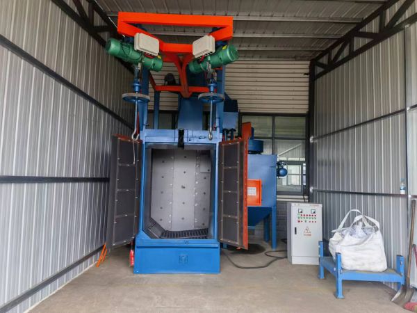 广西柳工集团-钣金件-Q378双钩拋丸机